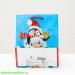 Пакет ламинированный "Мишка и пингвин", BC 18 × 22.3 × 10 см
